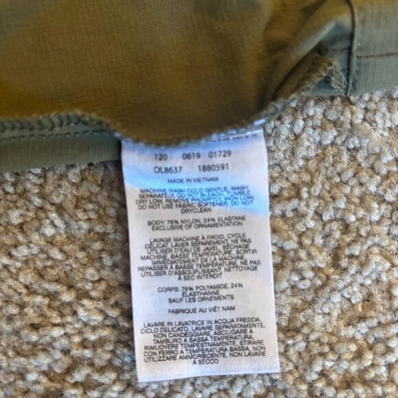 Mountain Hardwear Freefall Halter Utility Coverup Dress Women's Sz S Olive Green - Picture 6 of 6